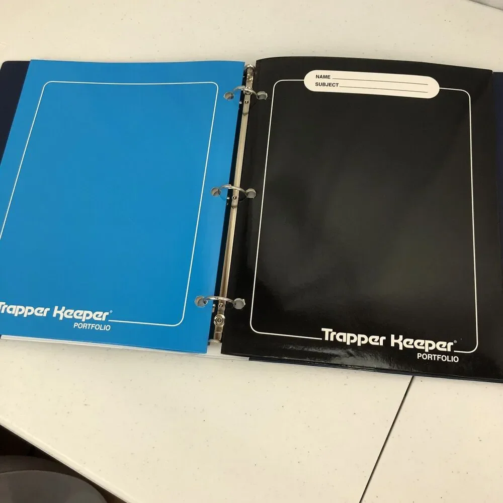 Trapper Keeper Binder OUTER SPACE Retro Geometric Portfolio Collection